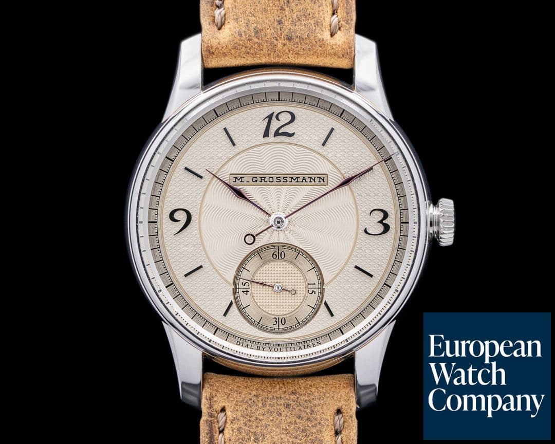 Image of Moritz Grossmann × Kari Voutilainen Benu 37mm SS ‘German Silver’