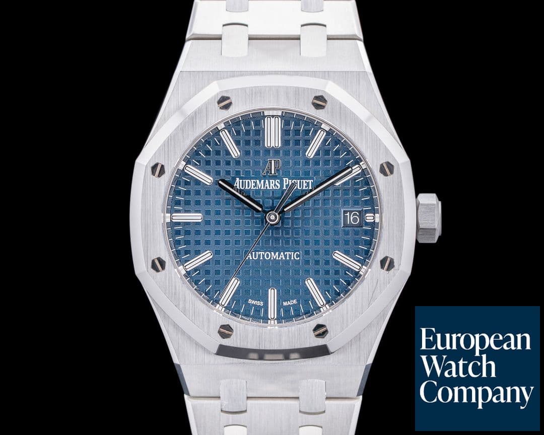 Image of Audemars Piguet Royal Oak 15450ST Blue Dial SS