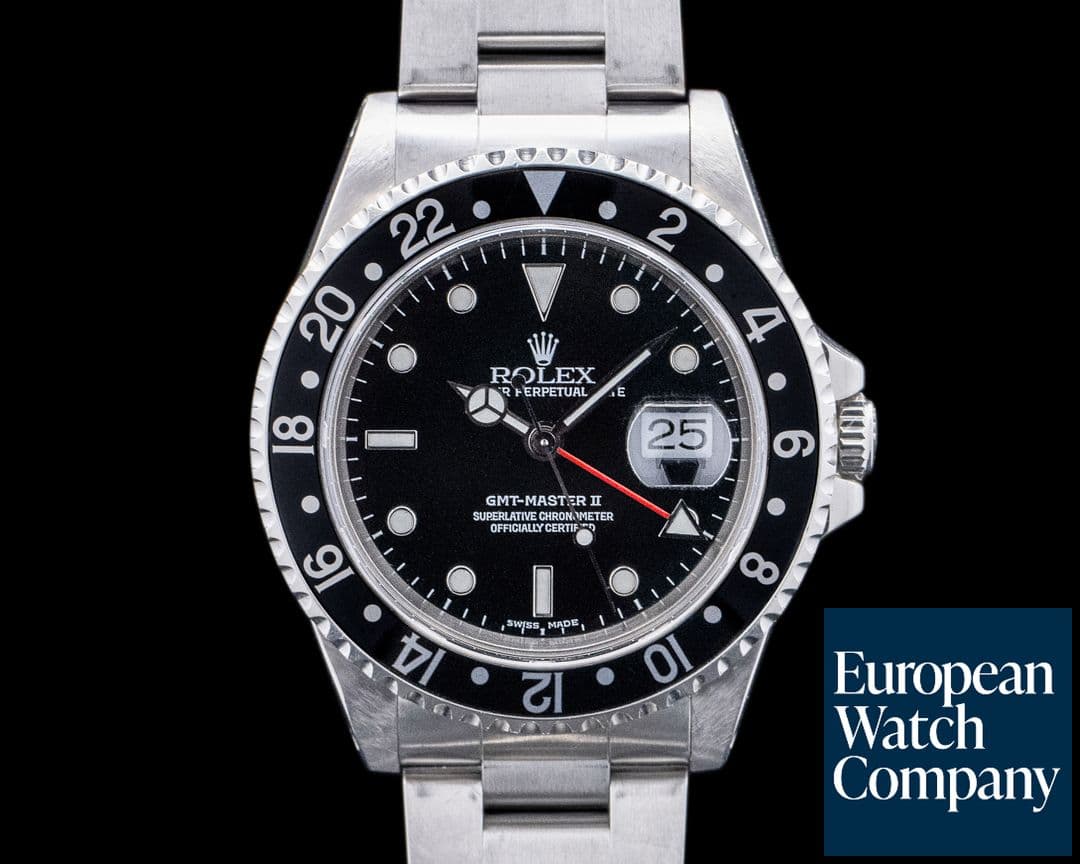 Image of Rolex GMT Master II SS Black Bezel