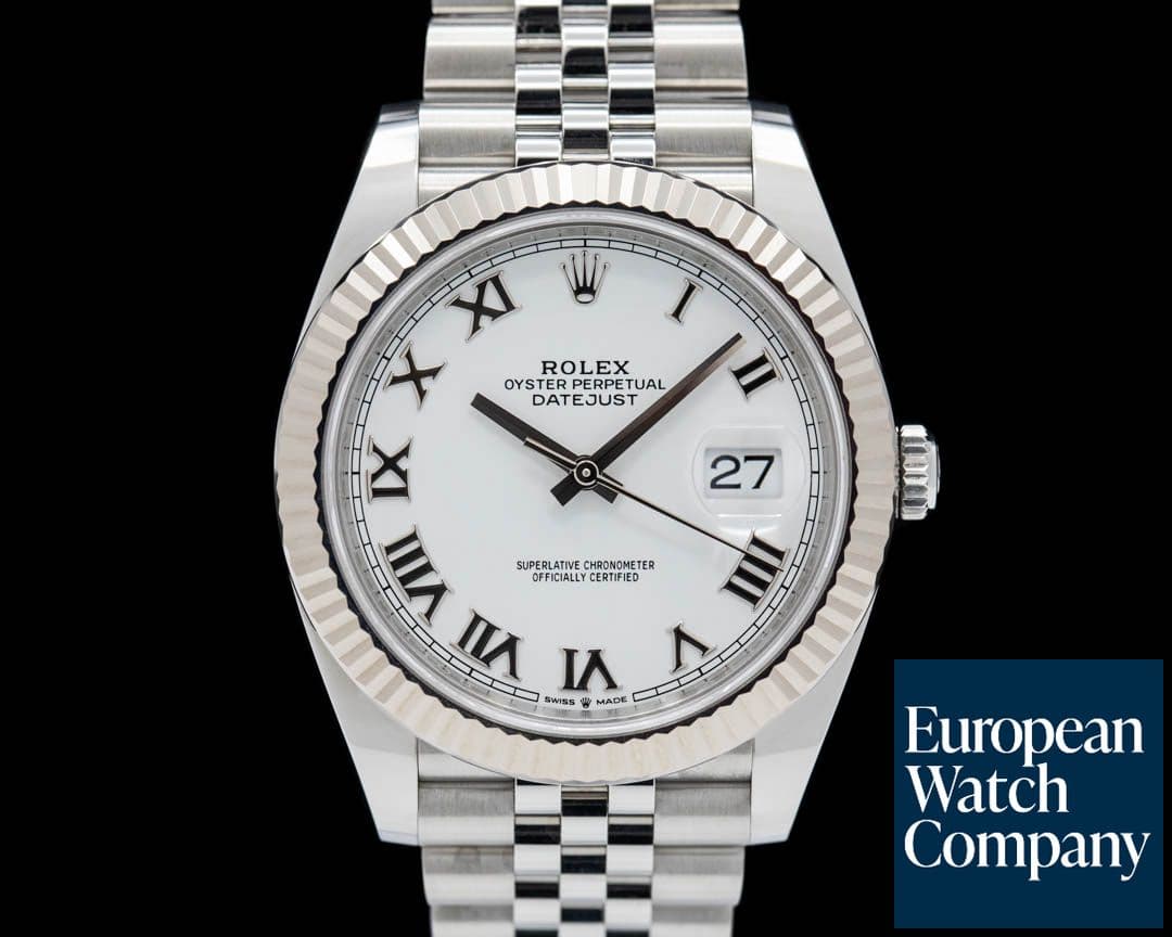 Image of Rolex Datejust 41 Stainless Steel White Dial Jubilee