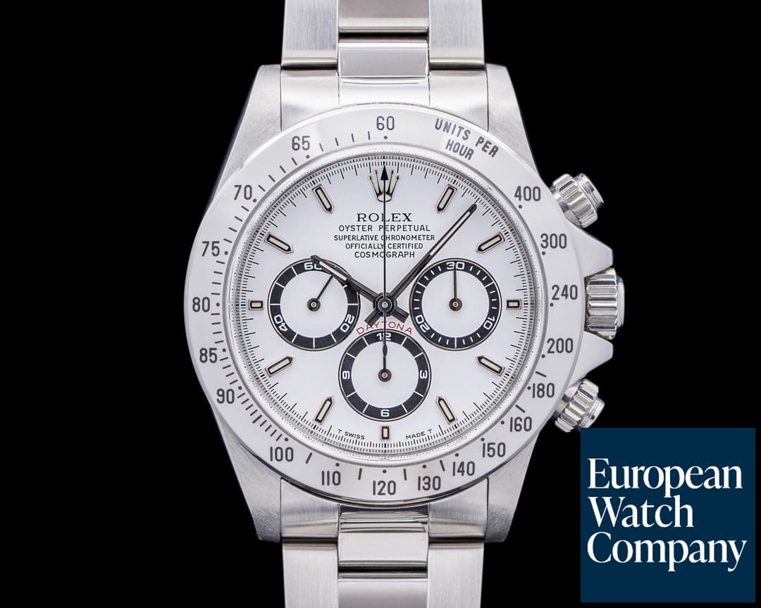 Image of Rolex Daytona 16520 "Zenith" White Dial SS C. 1997