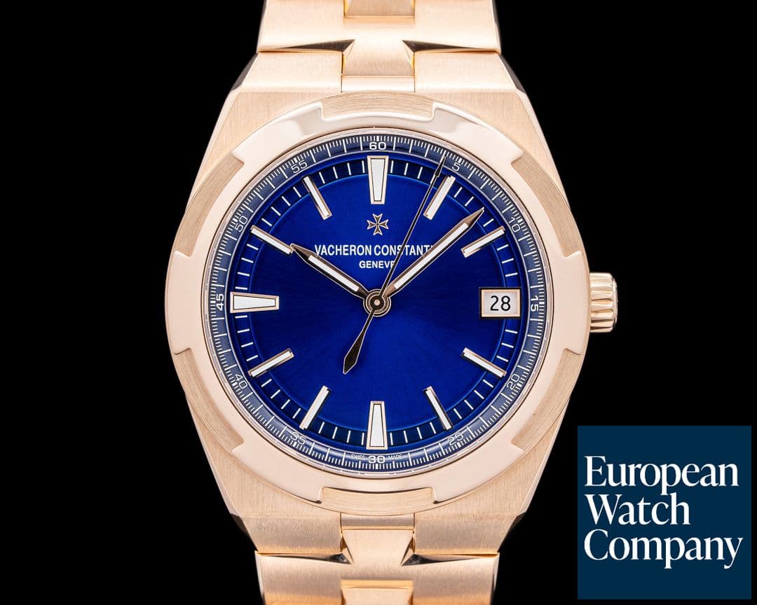 Image of Vacheron Constantin Overseas Automatic 41mm Blue Dial Rose Gold