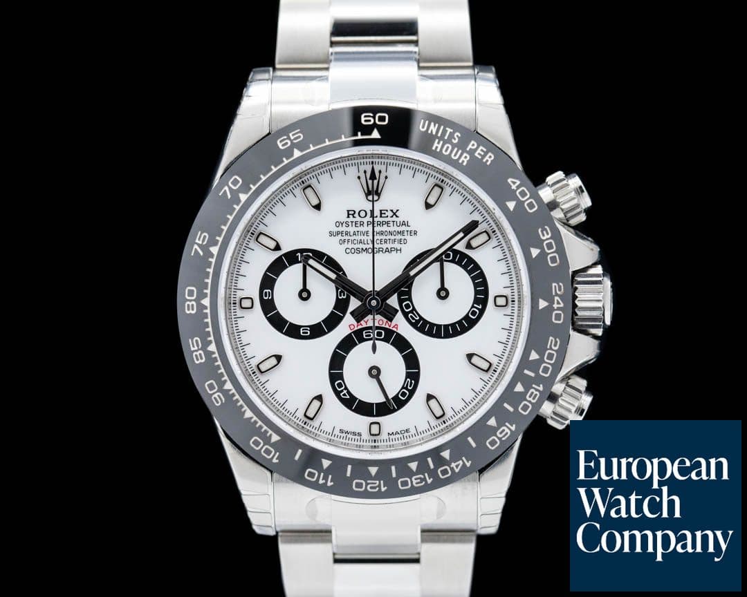 Image of Rolex Daytona 116500 Ceramic Bezel SS White Dial "Panda"