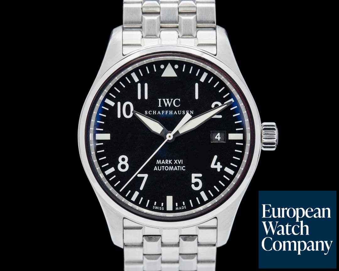 Image of IWC Pilot's Watch Mark XVI SS Black Dial