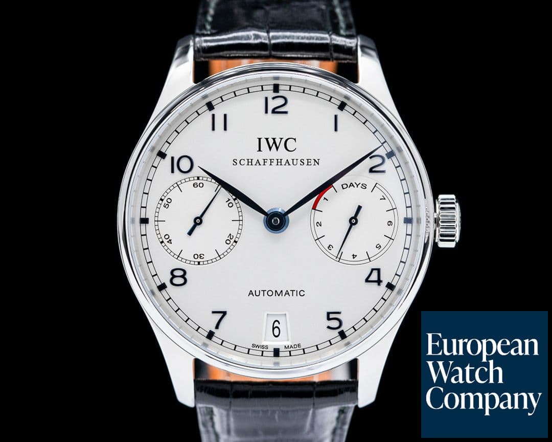 Image of IWC Portugieser Automatic 5001 SS Silver Dial