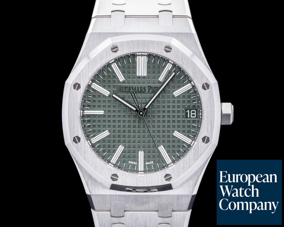Image of Audemars Piguet Royal Oak 15510ST Green Dial 41MM