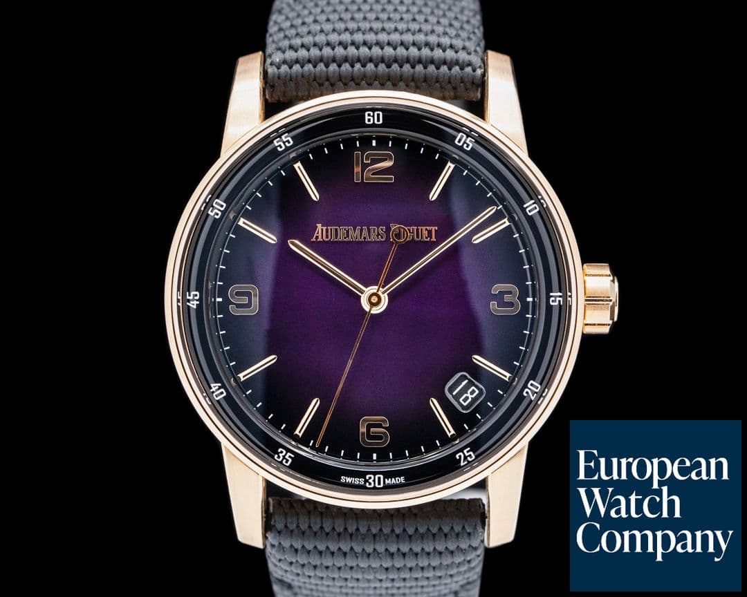 Image of Audemars Piguet Code 11:59 Automatic 18k Rose Gold Smoked Purple Dial