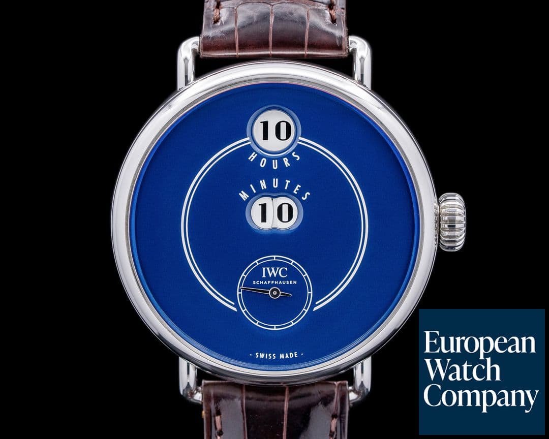 Image of IWC Tribute to Pallweber Edition "150 Years" Blue Dial LIMITED