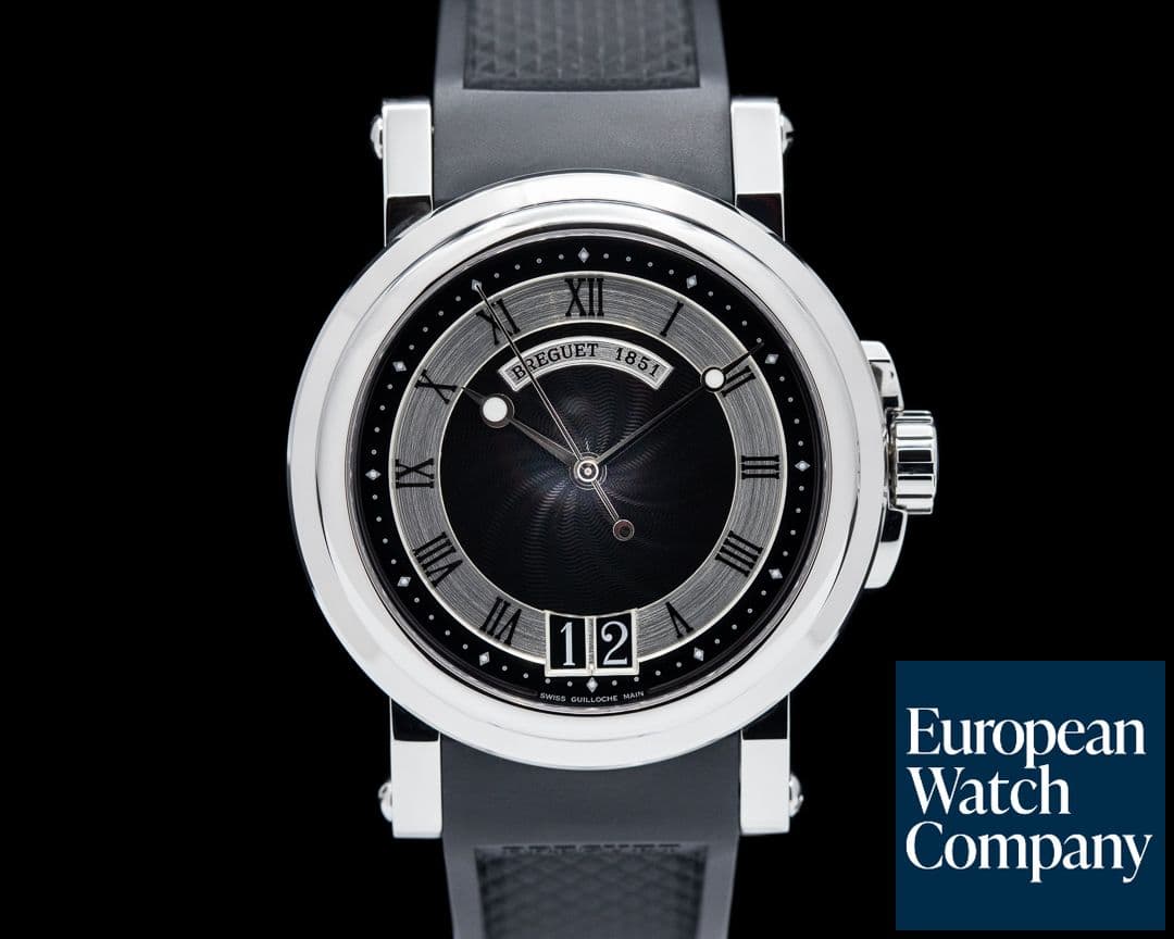 Image of Breguet Marine Big Date Black Dial SS