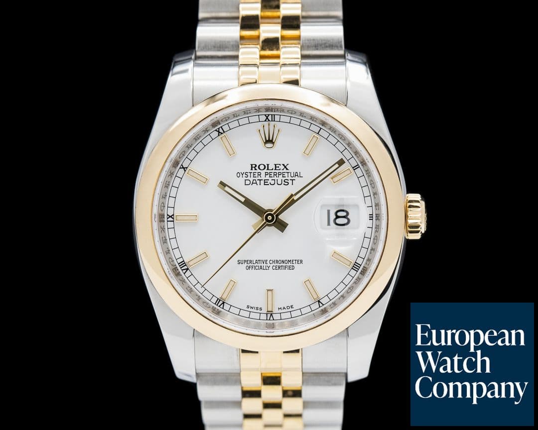 Image of Rolex Datejust 36 SS/Rolesor Jubilee White Dial