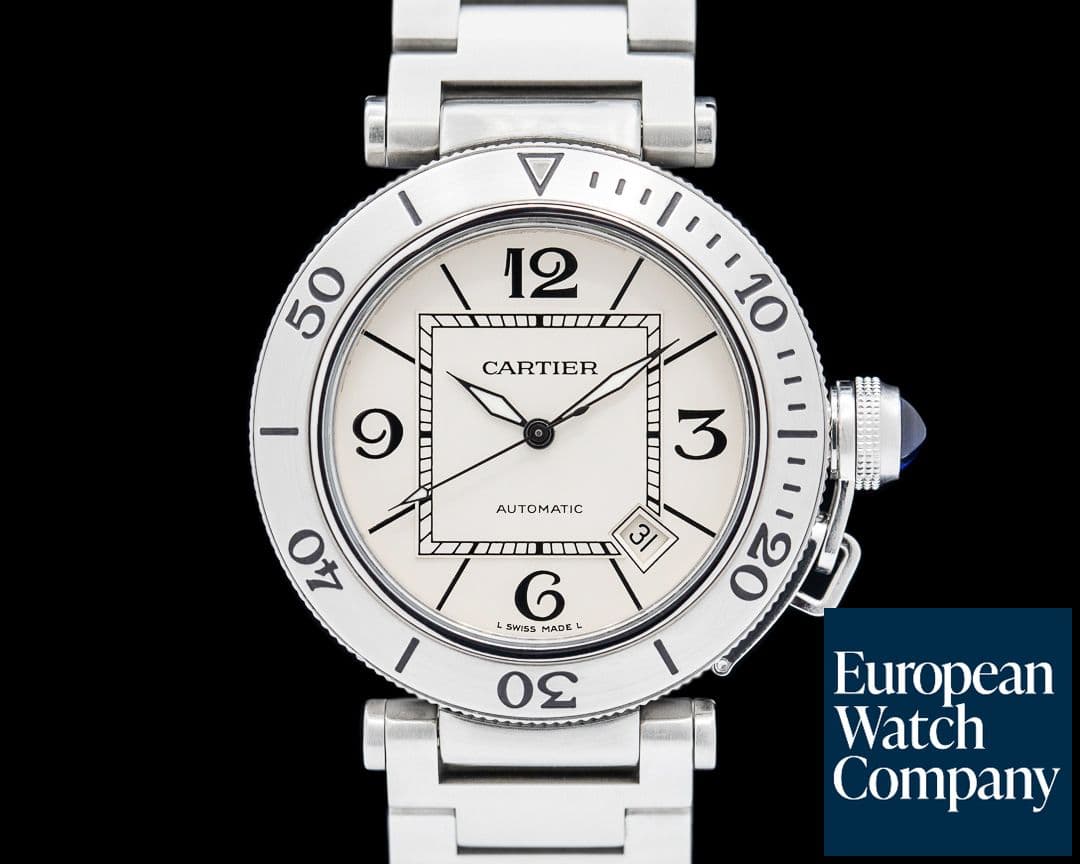 Image of Cartier Pasha Seatimer Automatic SS Silver Dial