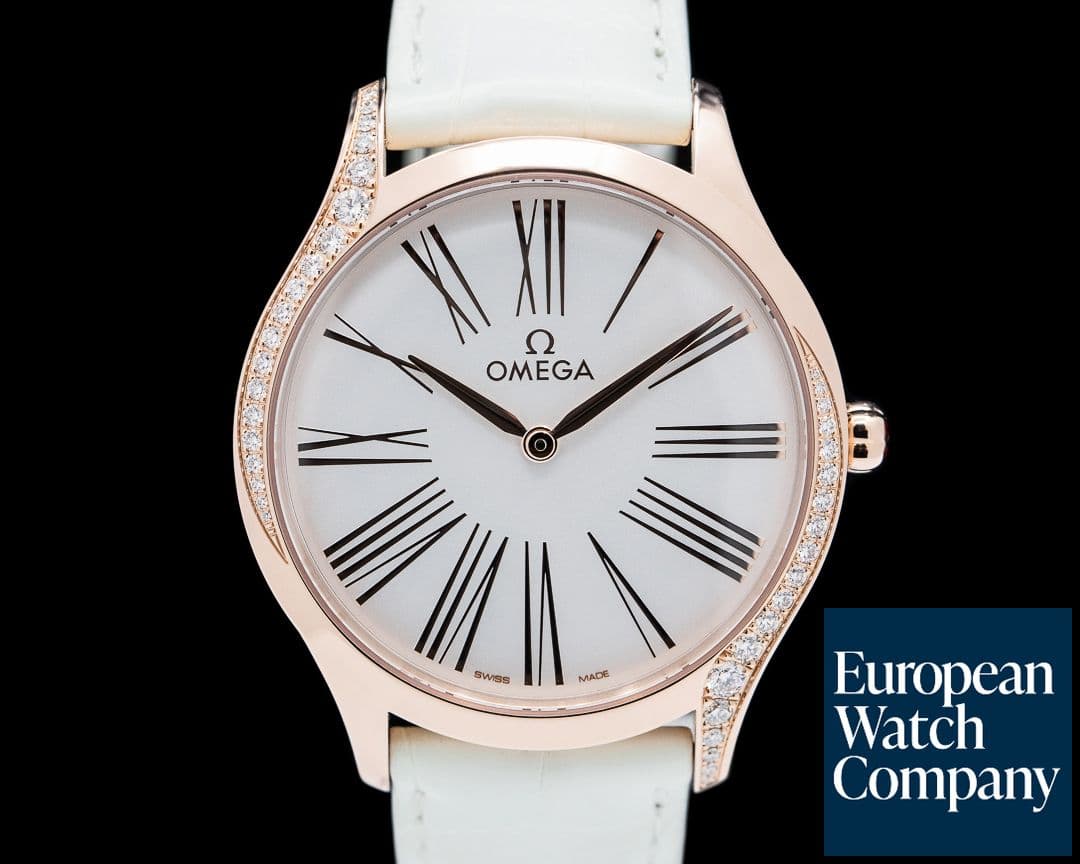 Image of Omega De Ville Tresor 36mm Diamonds Silver Dial