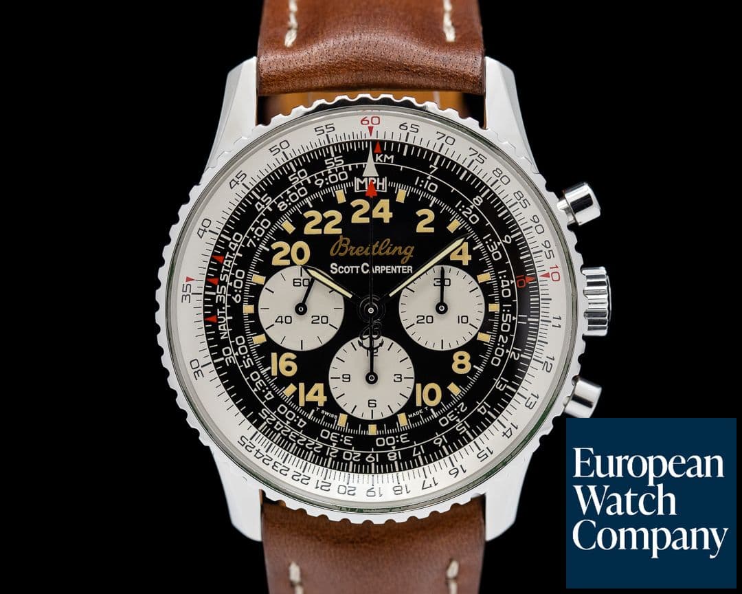 Image of Breitling Navitimer Cosmonaute SS / "Scott Carpenter" LIMITED