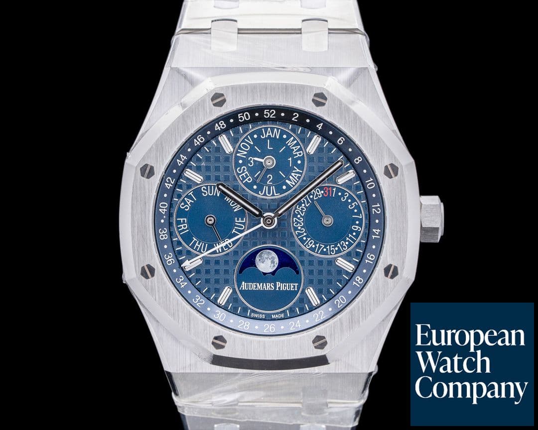Image of Audemars Piguet Royal Oak 26574ST Perpetual Calendar Blue Dial
