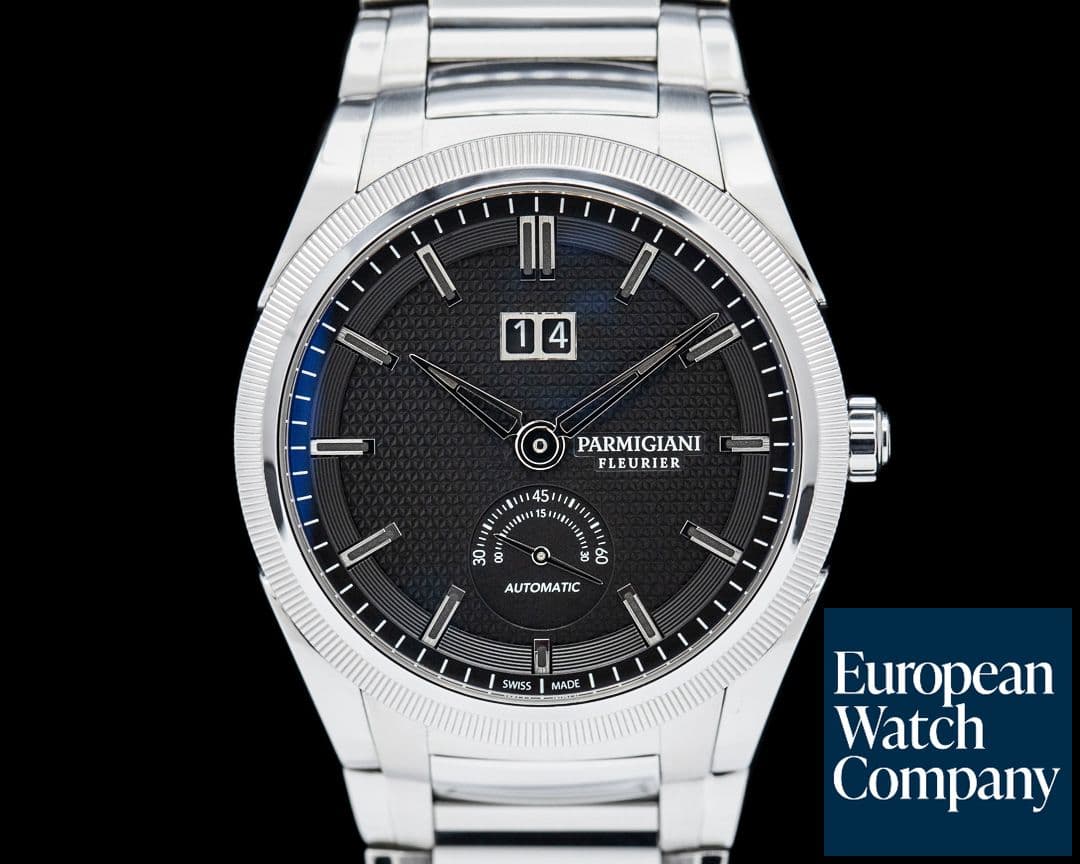 Image of Parmigiani Tonda GT Big Date SS Black Dial