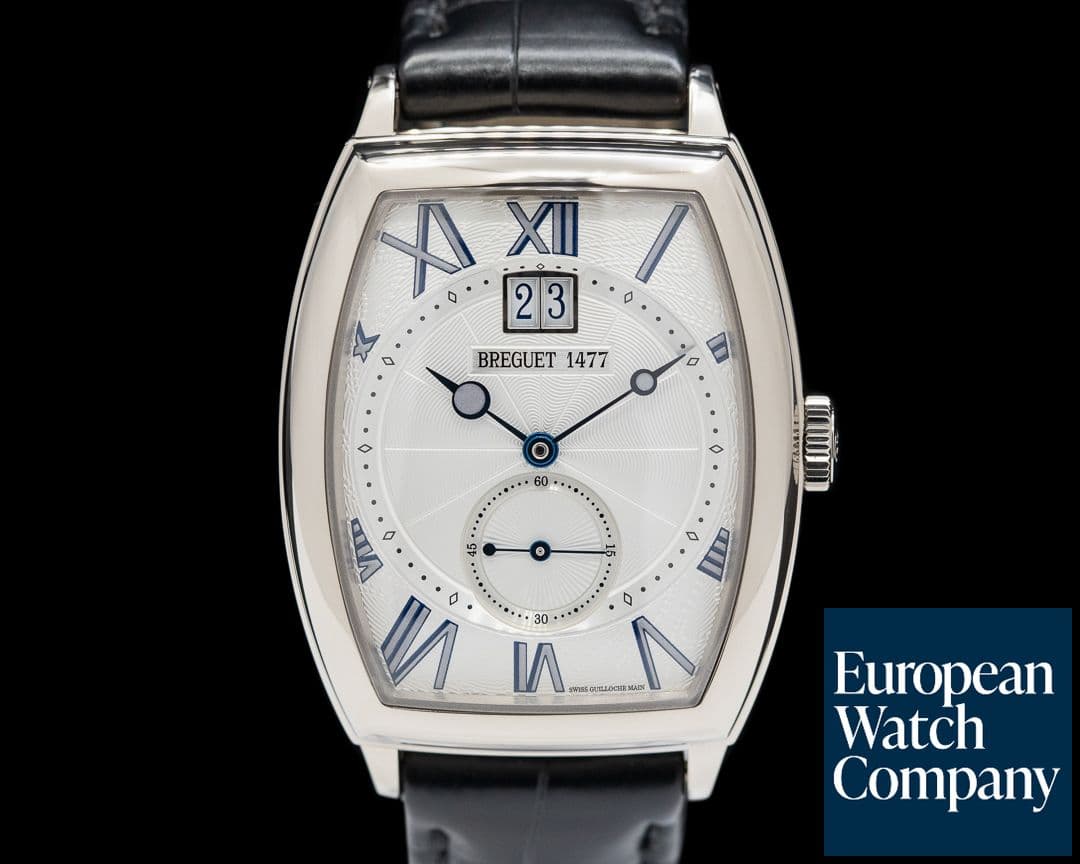 Image of Breguet Héritage Big Date 5410 18K White Gold Silver Dial