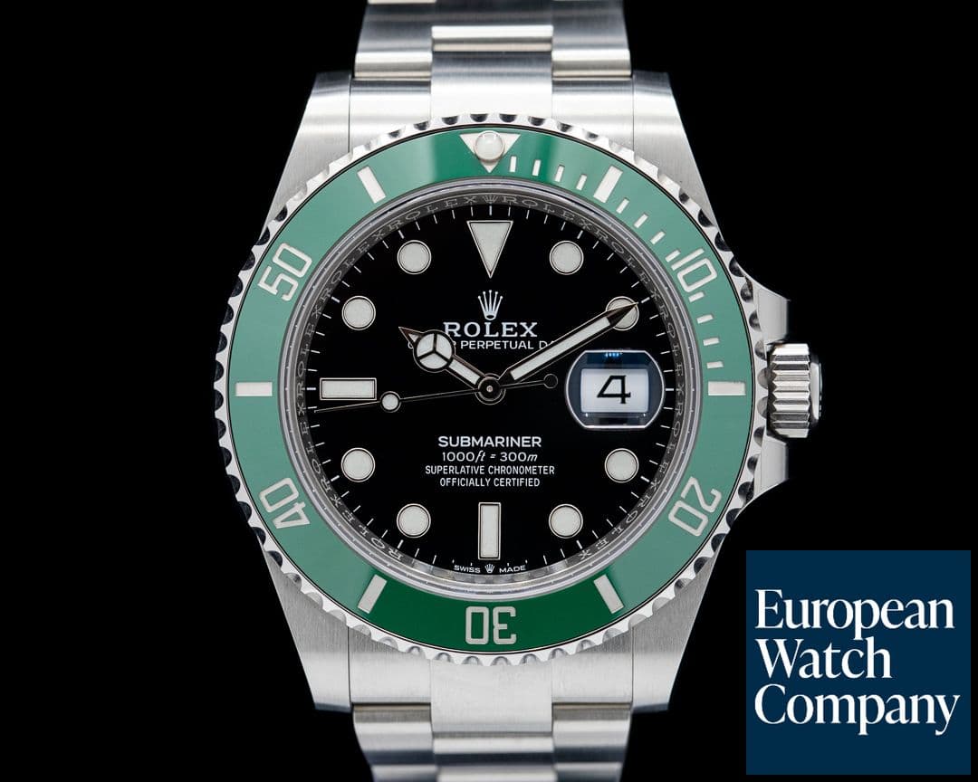 Image of Rolex Submariner Date 126610LV Kermit GREEN Ceramic Bezel 41MM