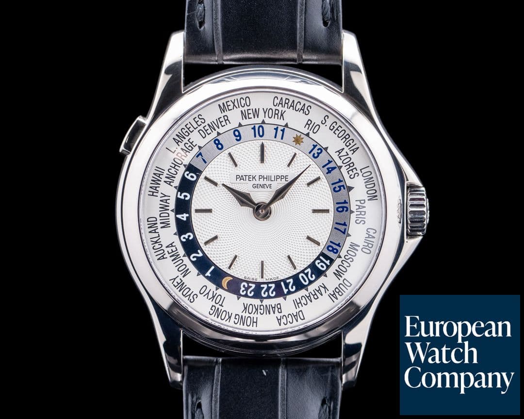Image of Patek Philippe World Time 5110G 18K White Gold Silver Dial