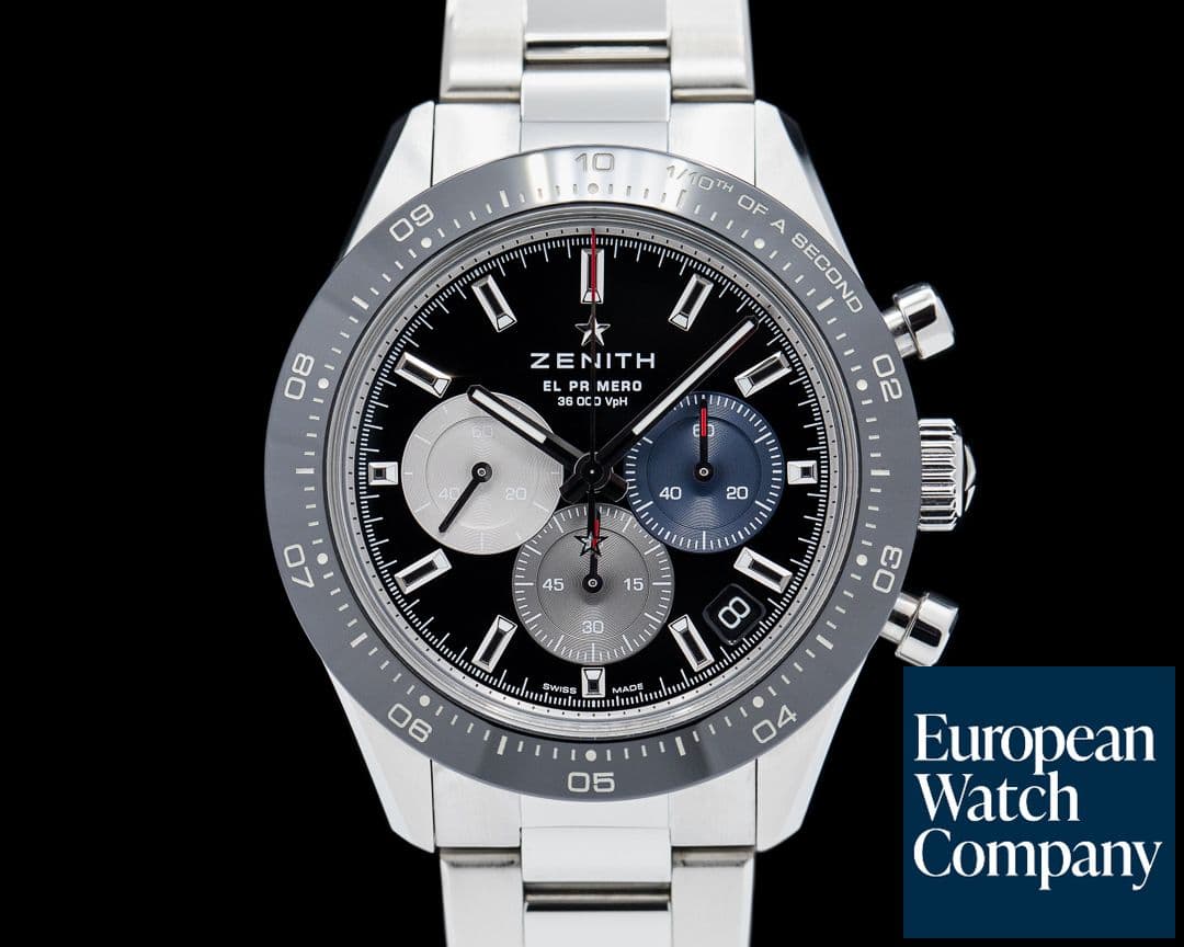 Image of Zenith El Primero Chronomaster Sport 41mm SS / Black Dial