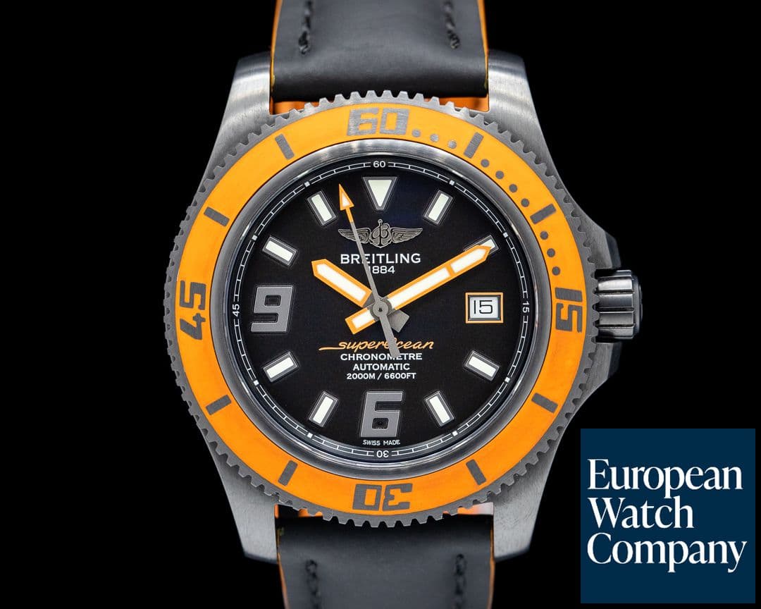 Image of Breitling SuperOcean 44 SS Black Dial LIMITED