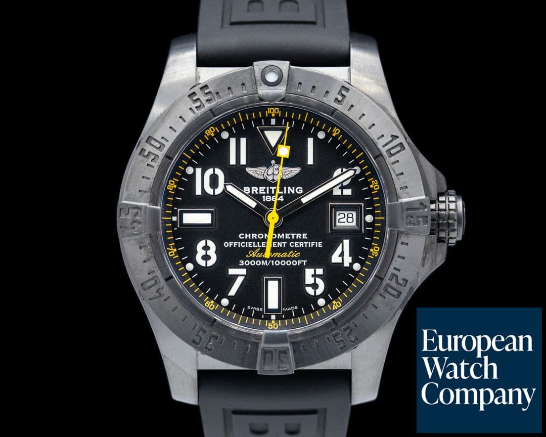 Image of Breitling Avenger Seawolf Black Steel Titanium LIMITED