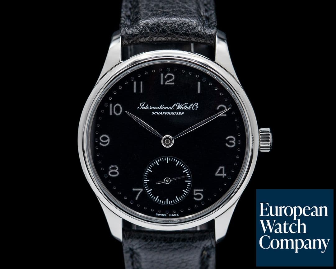 Image of IWC Portuguese 3531 Black Dial RARE