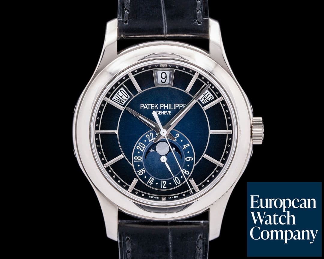 Image of Patek Philippe Annual Calendar 5205G Blue Dial 18K White Gold