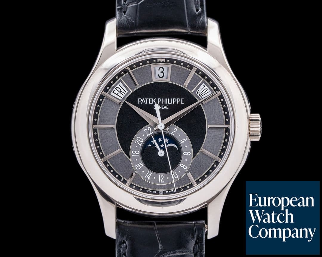 Image of Patek Philippe Annual Calendar Rhodium Dial 18K White Gold