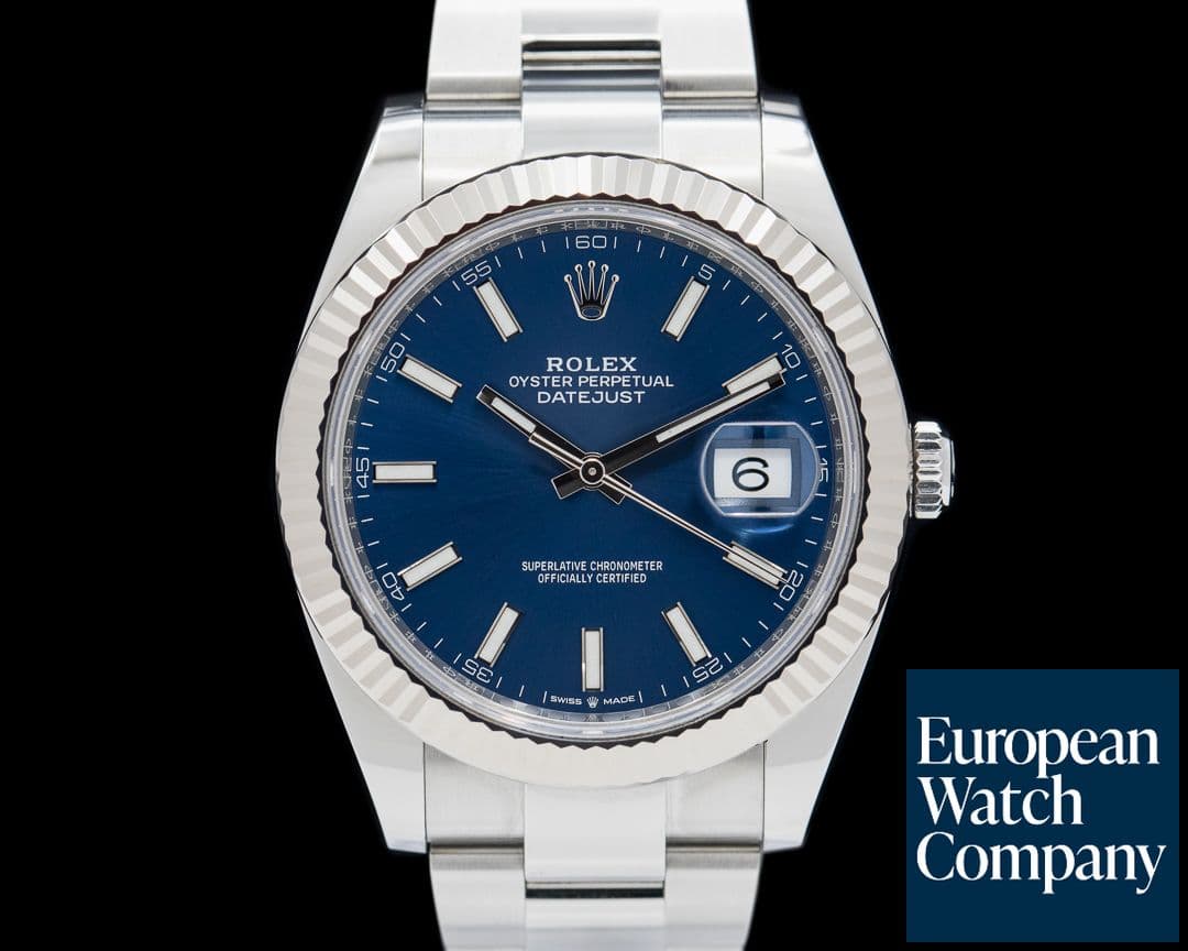 Image of Rolex Datejust 41 Stainless Steel / Blue Dial