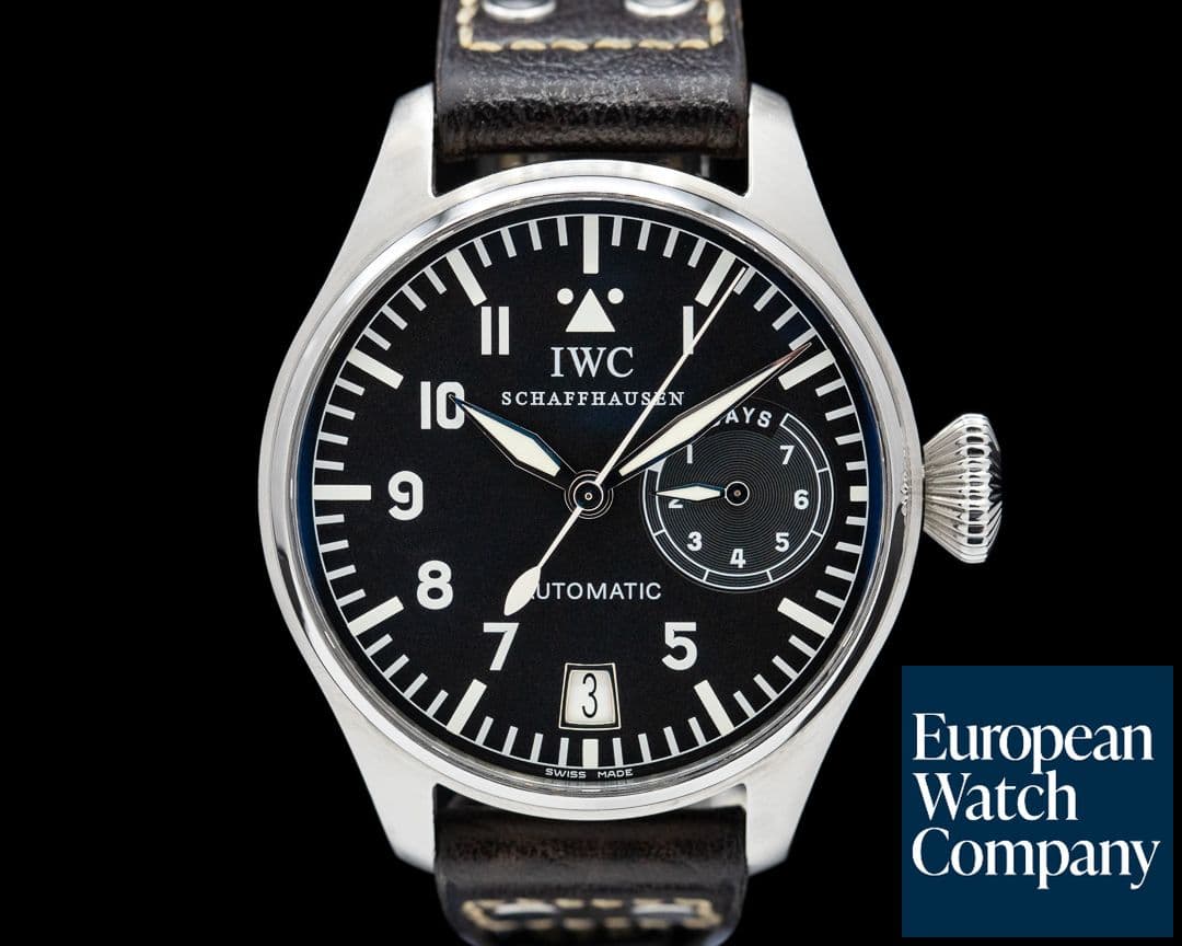 Image of IWC Big Pilot 5002 SS Black Dial