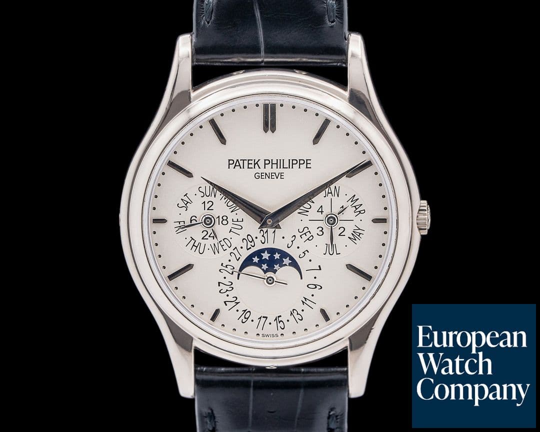 Image of Patek Philippe Perpetual Calendar 5140G Ultra Thin 18K White Gold Silver Dial SERVICED