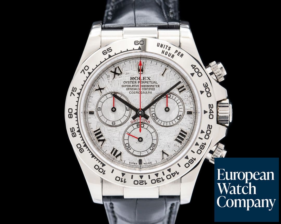 Image of Rolex Daytona 116519 18K White Gold / Meteorite
