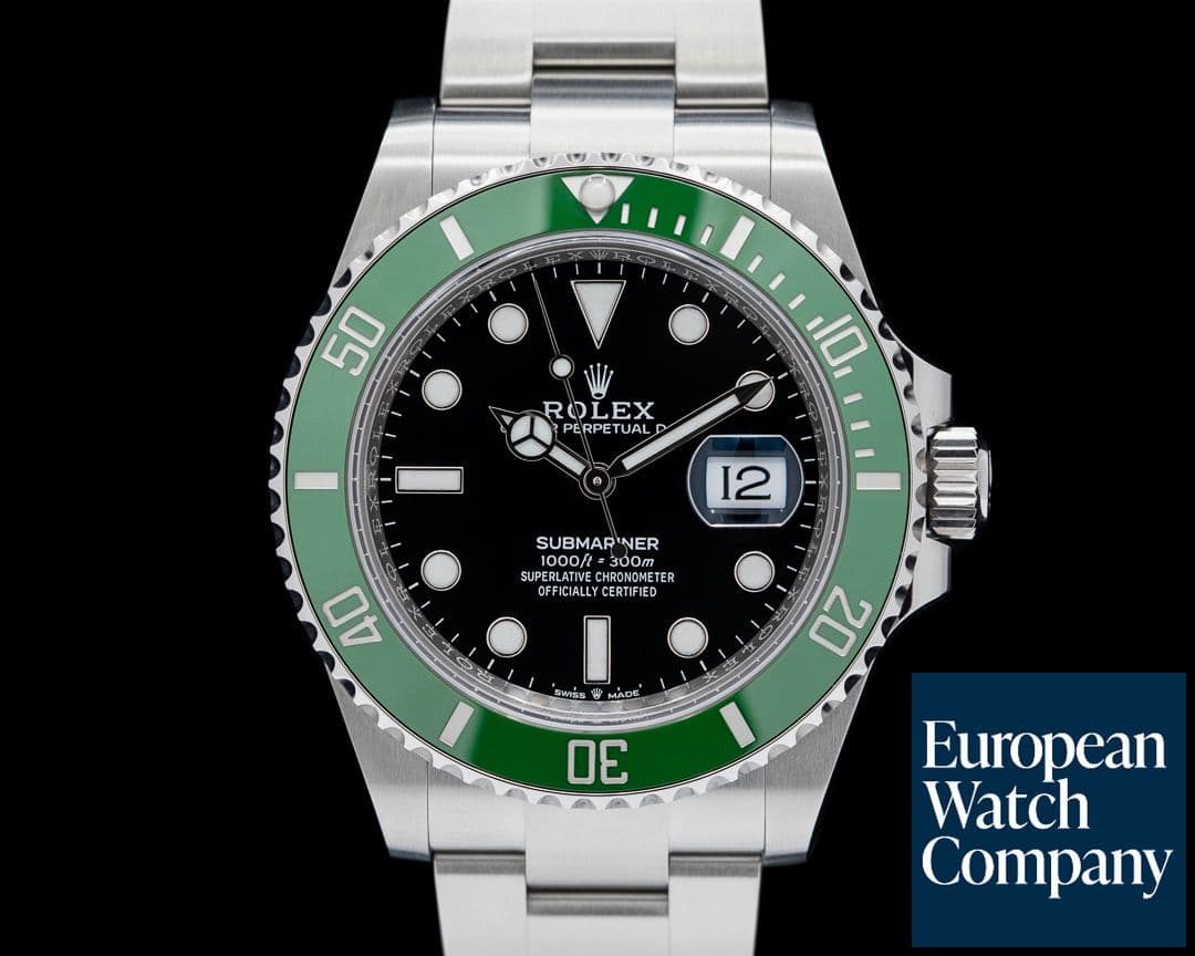 Image of Rolex Submariner Date 126610LV Kermit GREEN Ceramic Bezel 41MM