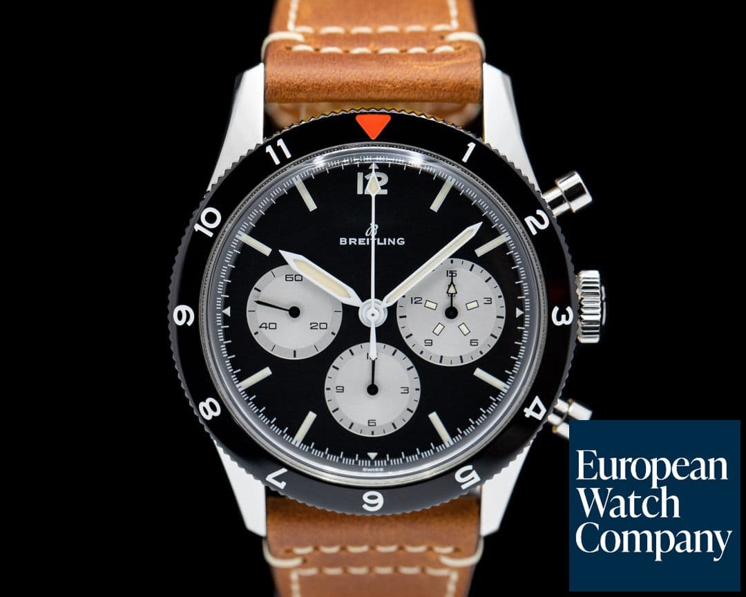 Image of Breitling AVI Ref. 765 1964 Re-Edition Black Dial