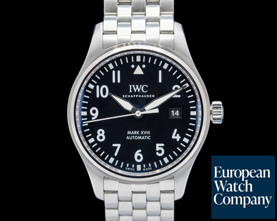 Image of IWC Mark XVIII SS Black Dial