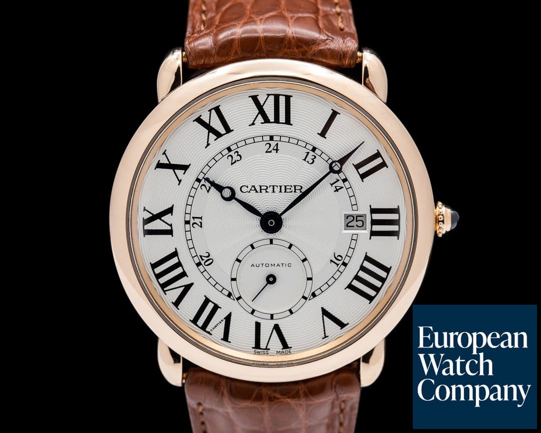 Image of Cartier Ronde Louis Cartier 18K Rose Gold Automatic 40MM