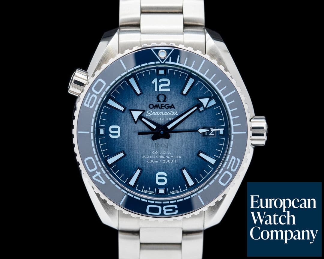 Image of Omega Seamaster Planet Ocean SS "Summer Blue" Dial
