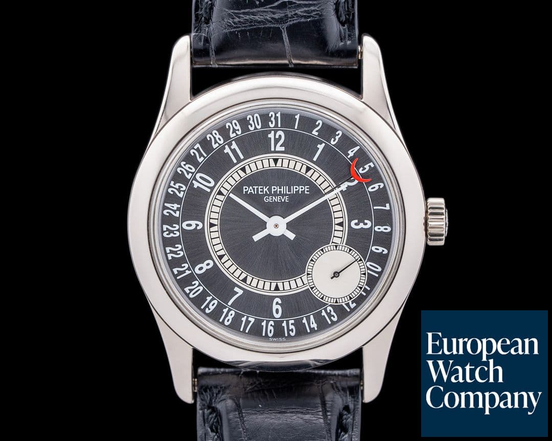 Image of Patek Philippe Calatrava 6000G 18K White Gold Gray Dial