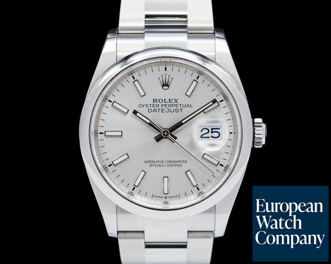 Image of Rolex Datejust 36 126200 SS Silver Stick Dial