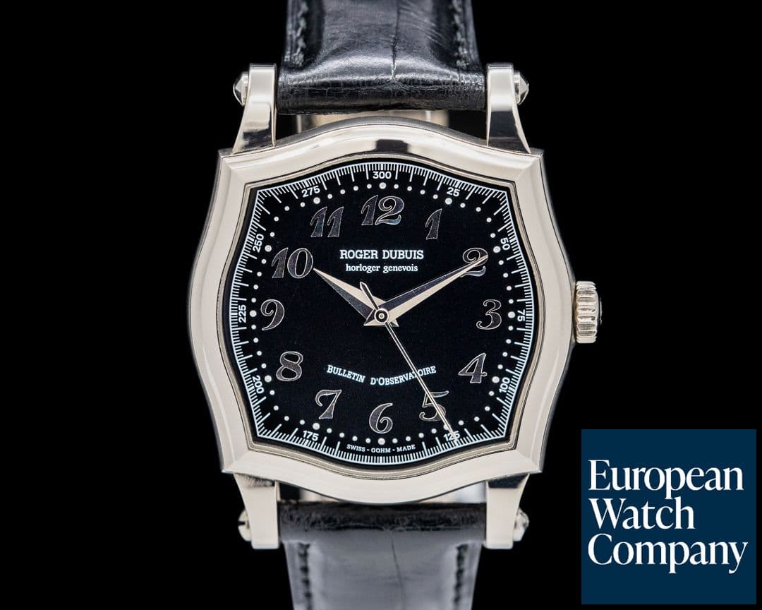 Image of Roger Dubuis Sympathie S37 18K White Gold Black Dial RARE