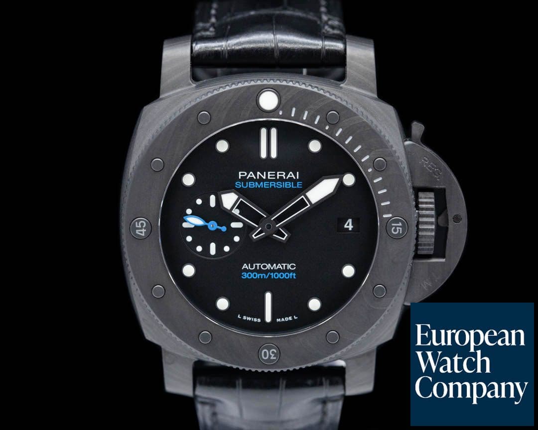Image of Panerai Submersible Carbotech 42 Black Dial