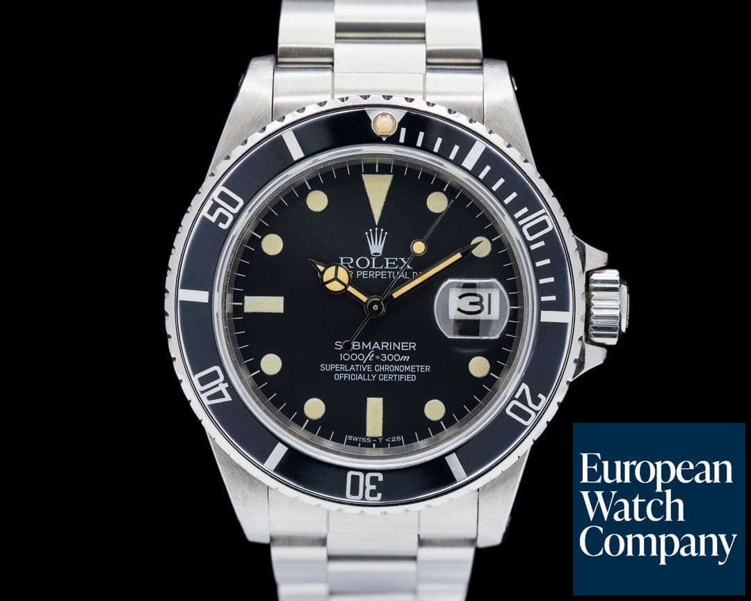 Image of Rolex Submariner Date 16800 SS Matte Dial C. 1984