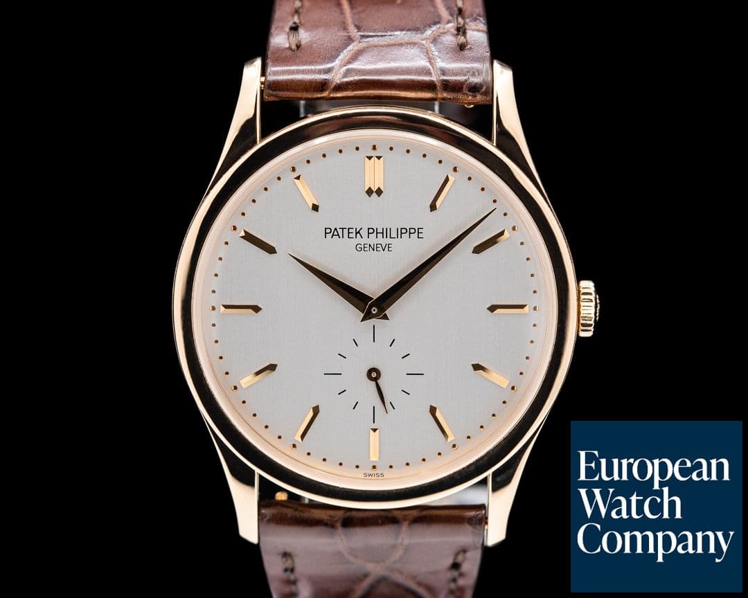 Image of Patek Philippe Calatrava 5196R 18K Rose Gold Manual Wind