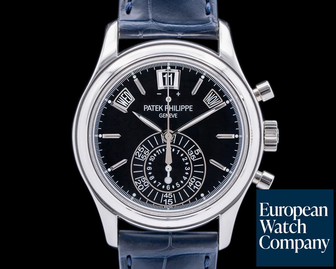 Image of Patek Philippe Annual Calendar 5960P-016 Chronograph Black Dial