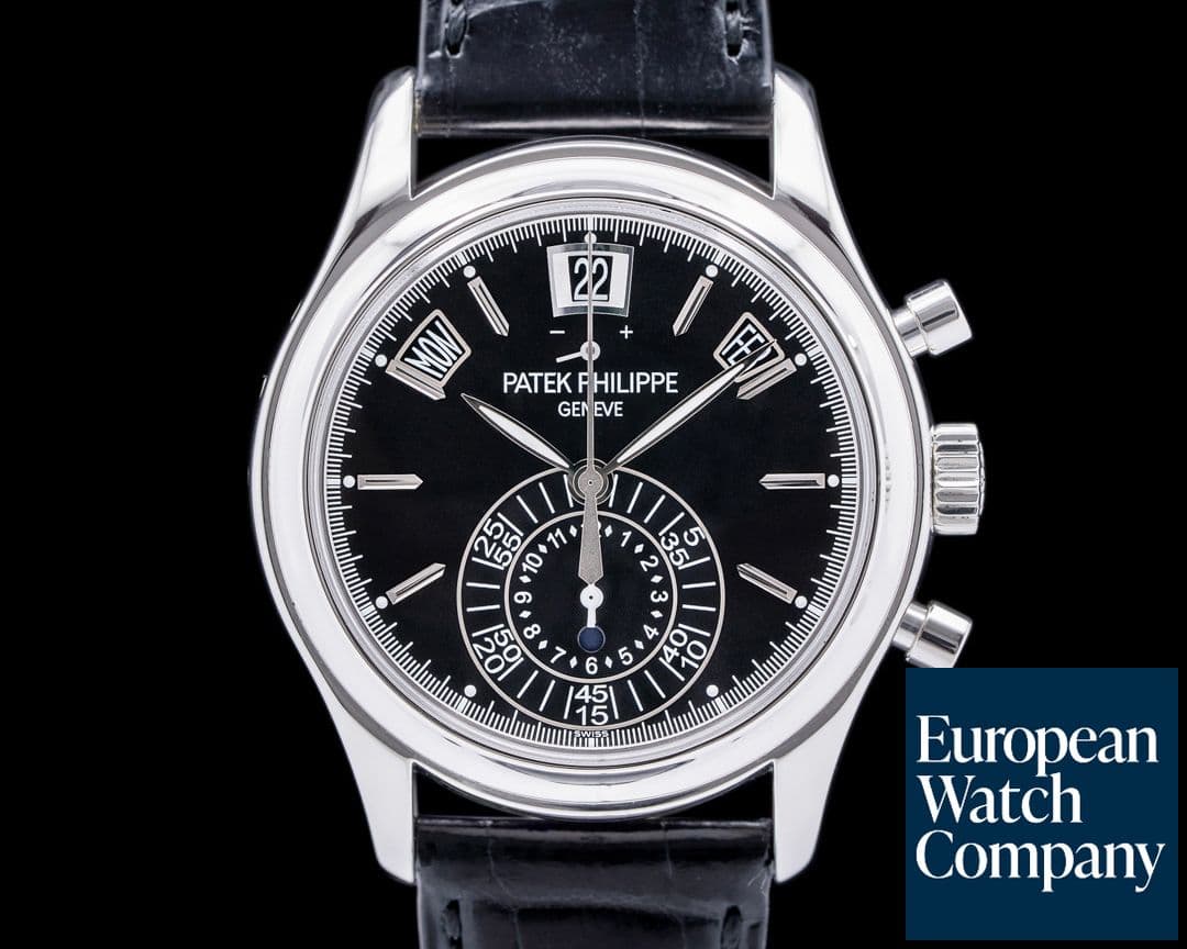 Image of Patek Philippe Annual Calendar 5960P-016 Chronograph Black Dial