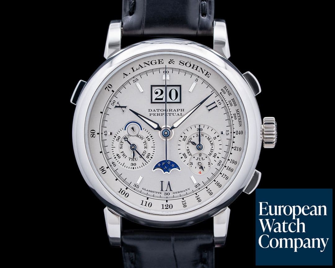 Image of A. Lange and Sohne 410.025FE Datograph Perpetual Calendar Platinum SERVICED