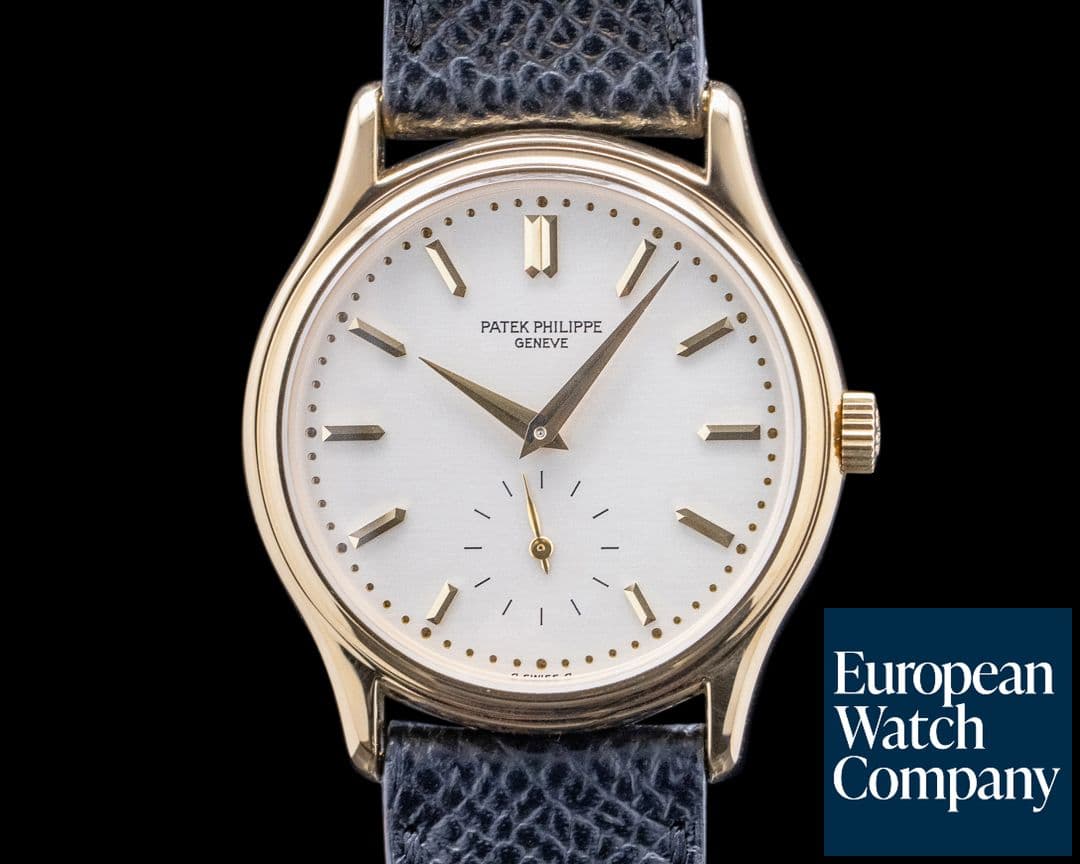 Image of Patek Philippe 3923 Calatrava 18K Yellow Gold Silver Dial