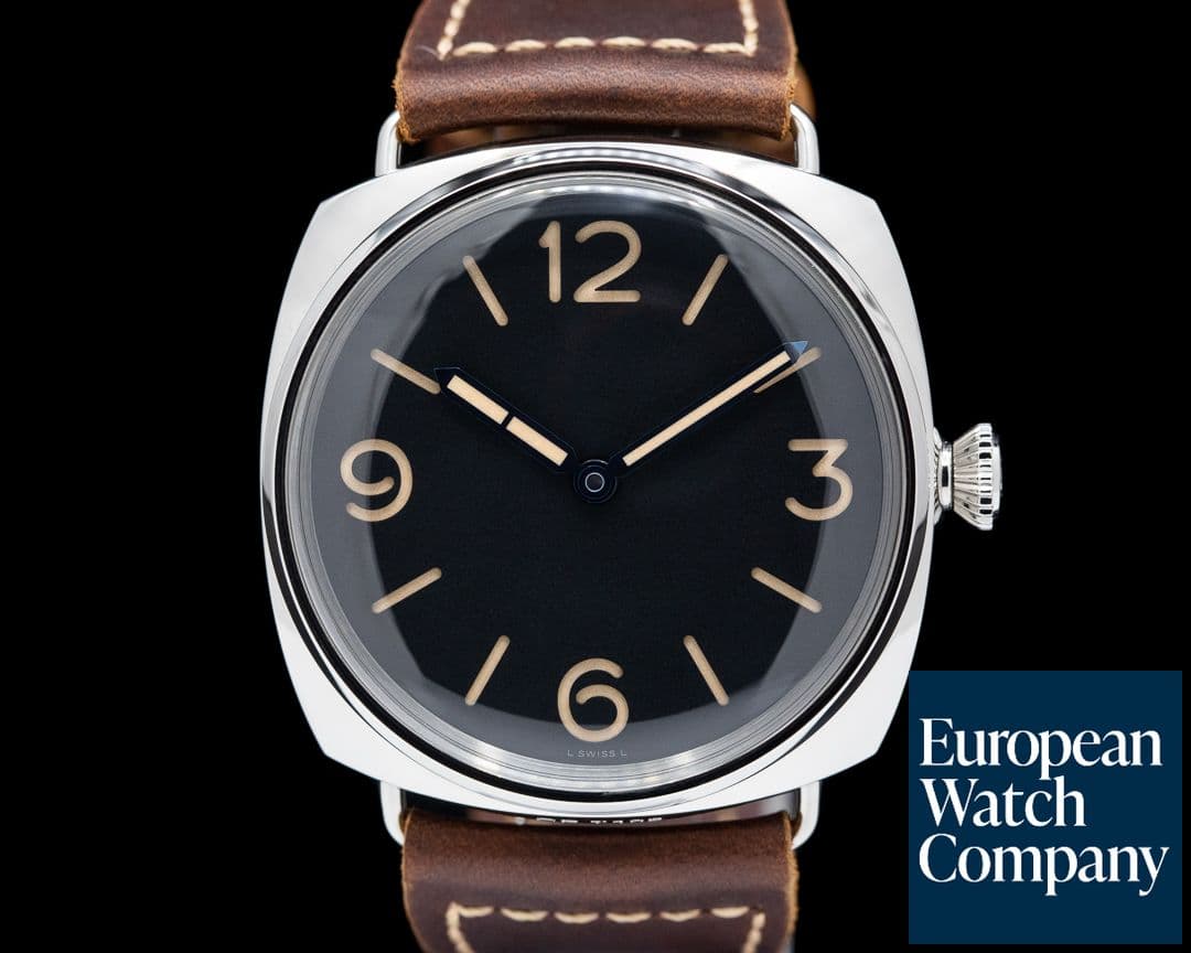 Image of Panerai Radiomir 3 Days Acciaio Anonimo SS Black Dial UNWORN