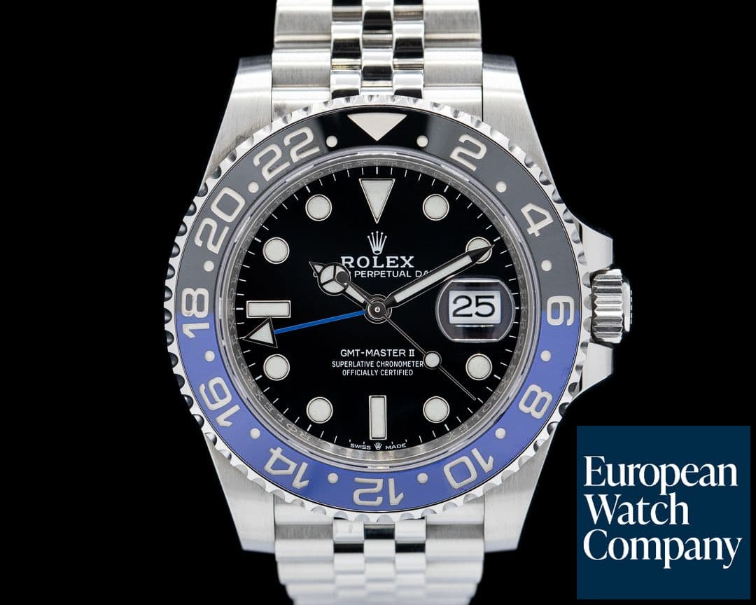 Image of Rolex GMT Master II 126710BLNR SS "Batman" Jubilee