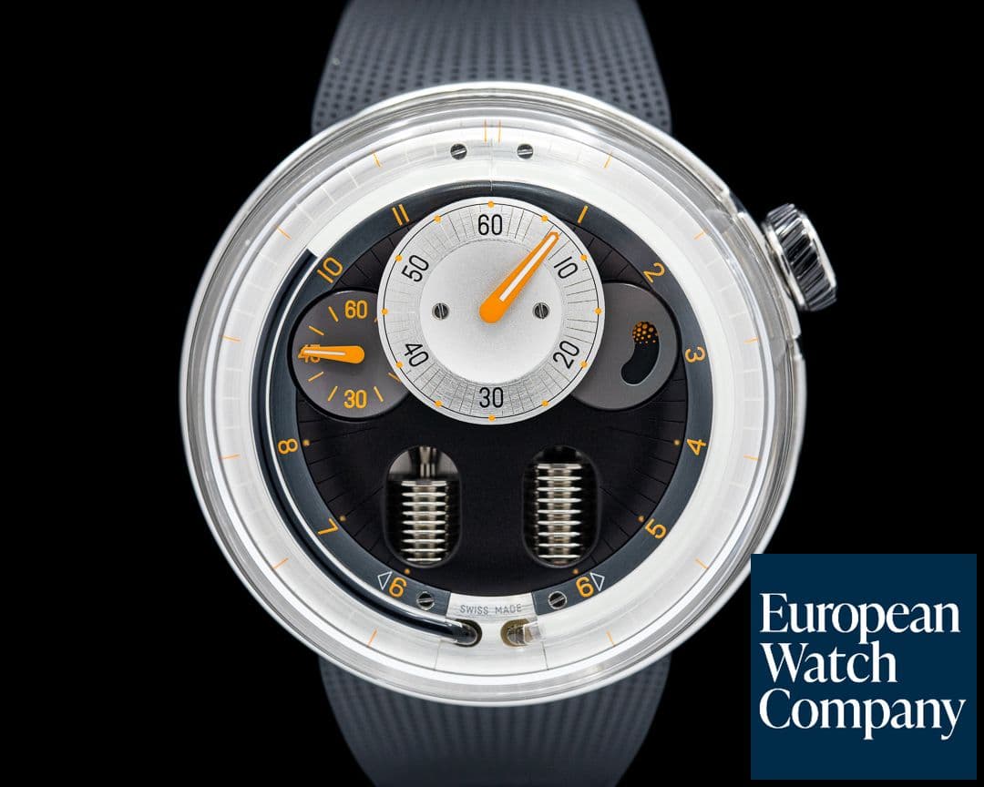 Image of HYT H0 Orange SS Black Dial